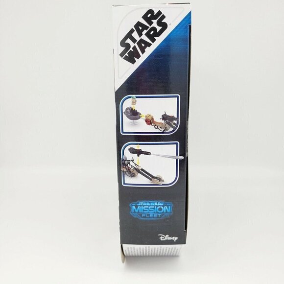 Hasbro Disney Star Wars Mission Fleet Mandalorian And The Child Speeder Bike New - Picture 4 of 7